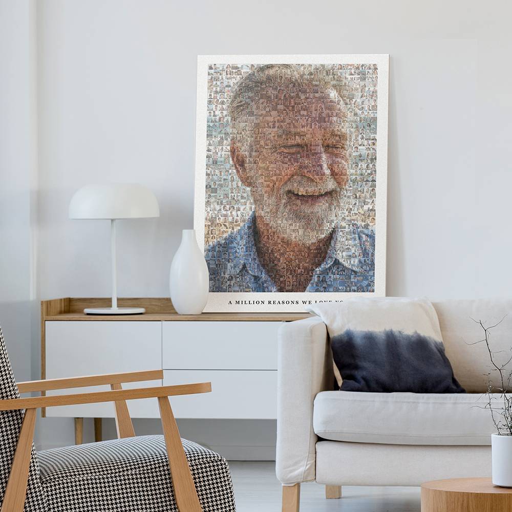 The Heirloom Mosaic - Scanned Photos on Metal-9 product photo