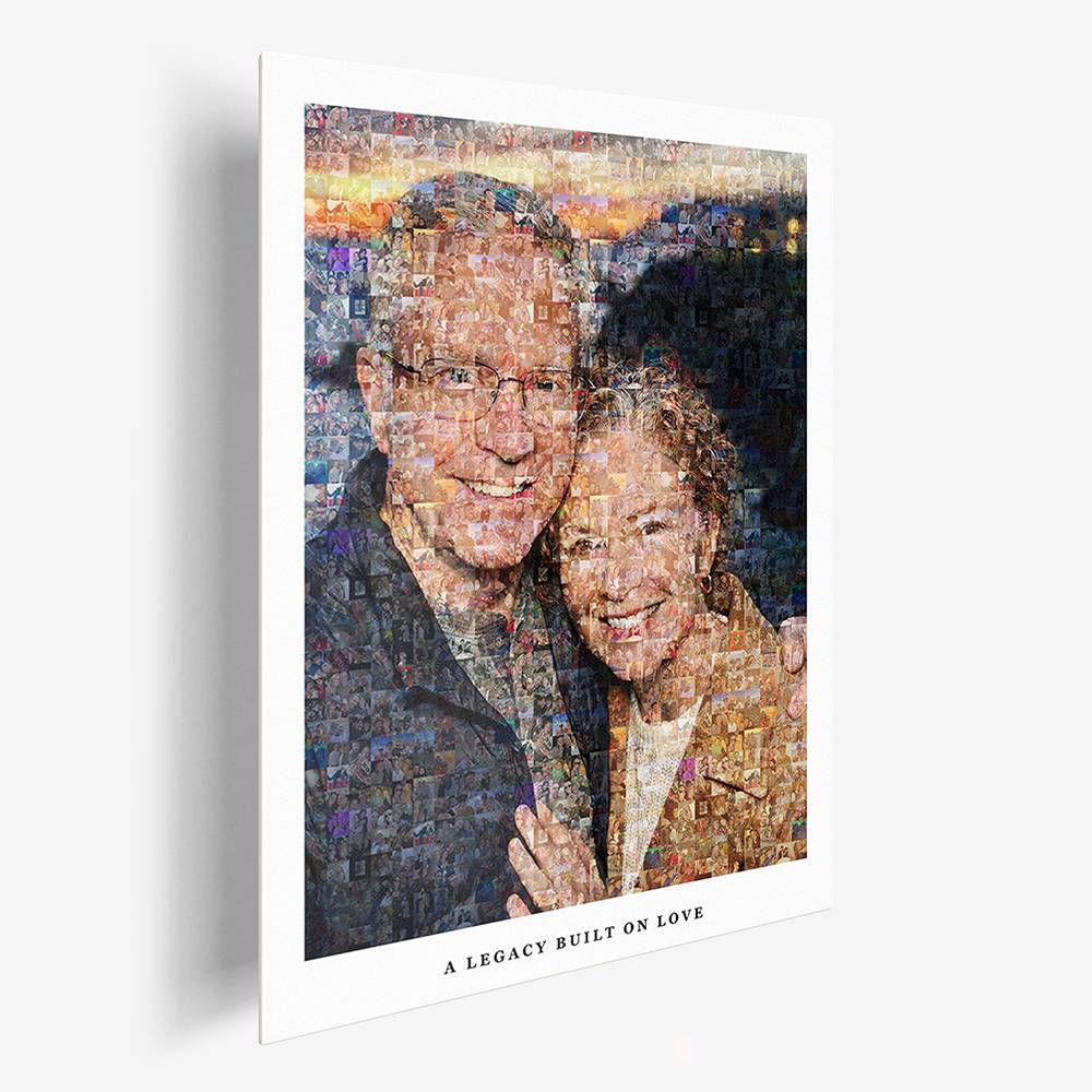 The Heirloom Mosaic - Scanned Photos on Metal-11 product photo