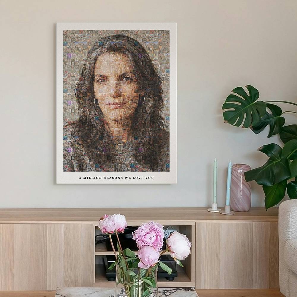 The Heirloom Mosaic - Scanned Photos on Metal-8 product photo