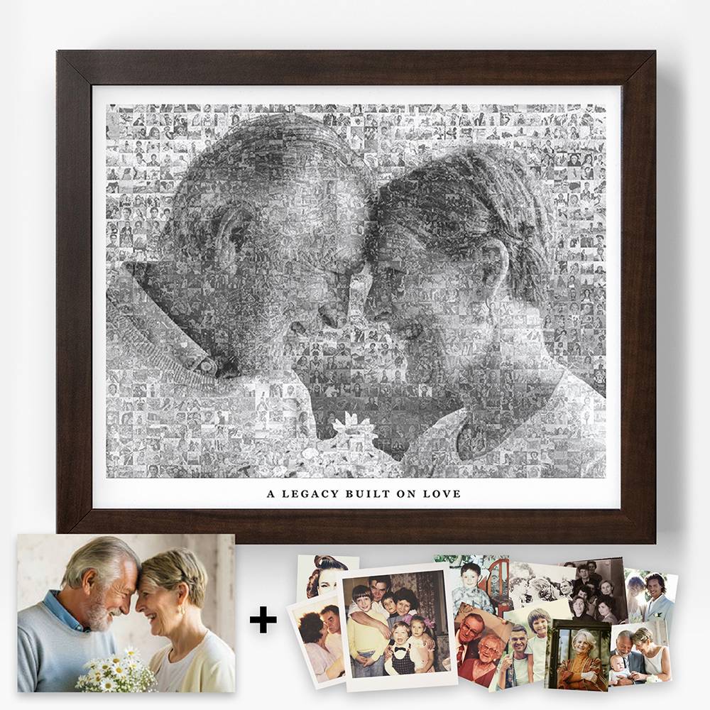 The Heirloom Mosaic - Scanned Photos on Print-5 product photo