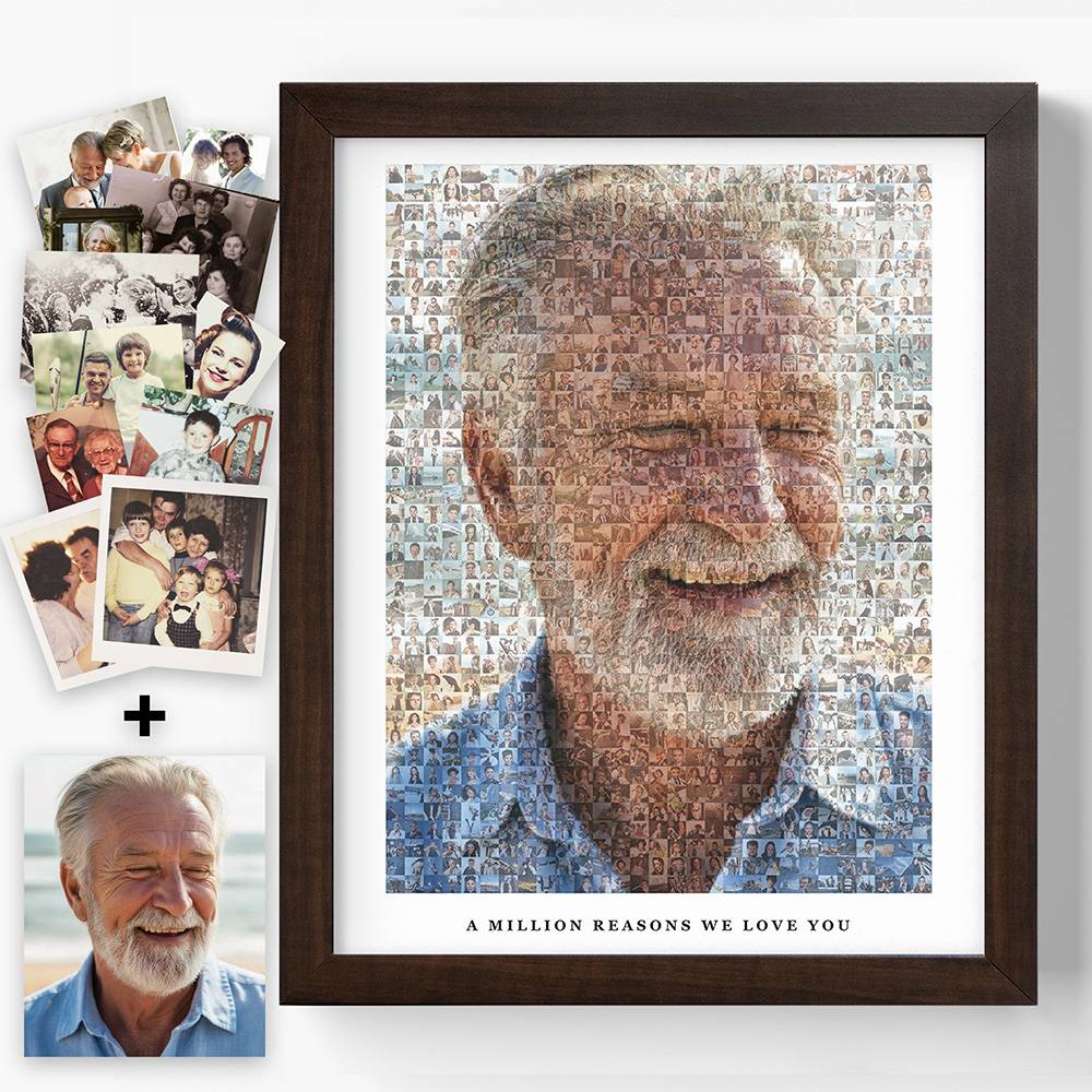 The Heirloom Mosaic - Scanned Photos on Print-2 product photo