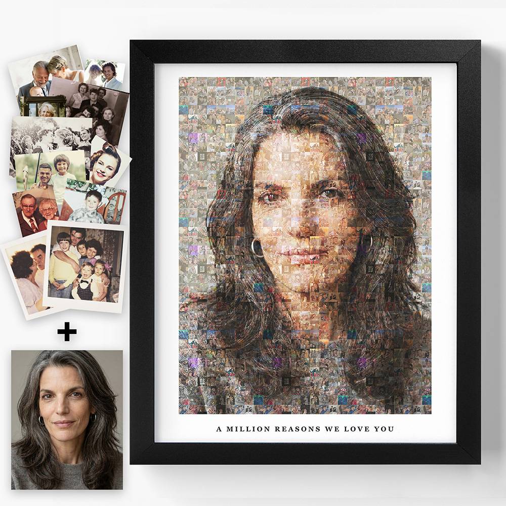 The Heirloom Mosaic - Scanned Photos on Print-1 product photo