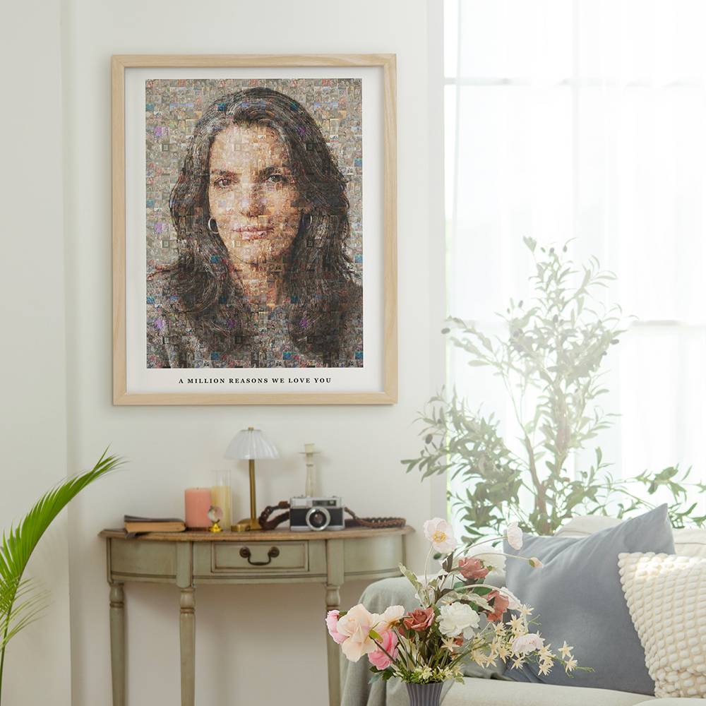 The Heirloom Mosaic - Scanned Photos on Print-9 product photo