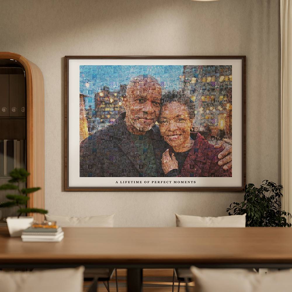 The Heirloom Mosaic - Scanned Photos on Canvas-9 product photo