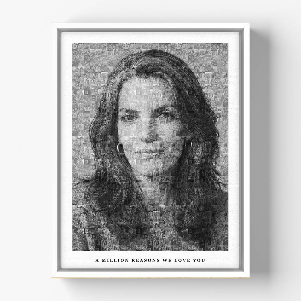 The Heirloom Mosaic - Scanned Photos on Canvas-7 product photo