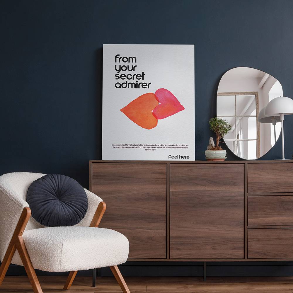 The Love Reveal – Custom Peel-to-Reveal Canvas Cover-5 product photo