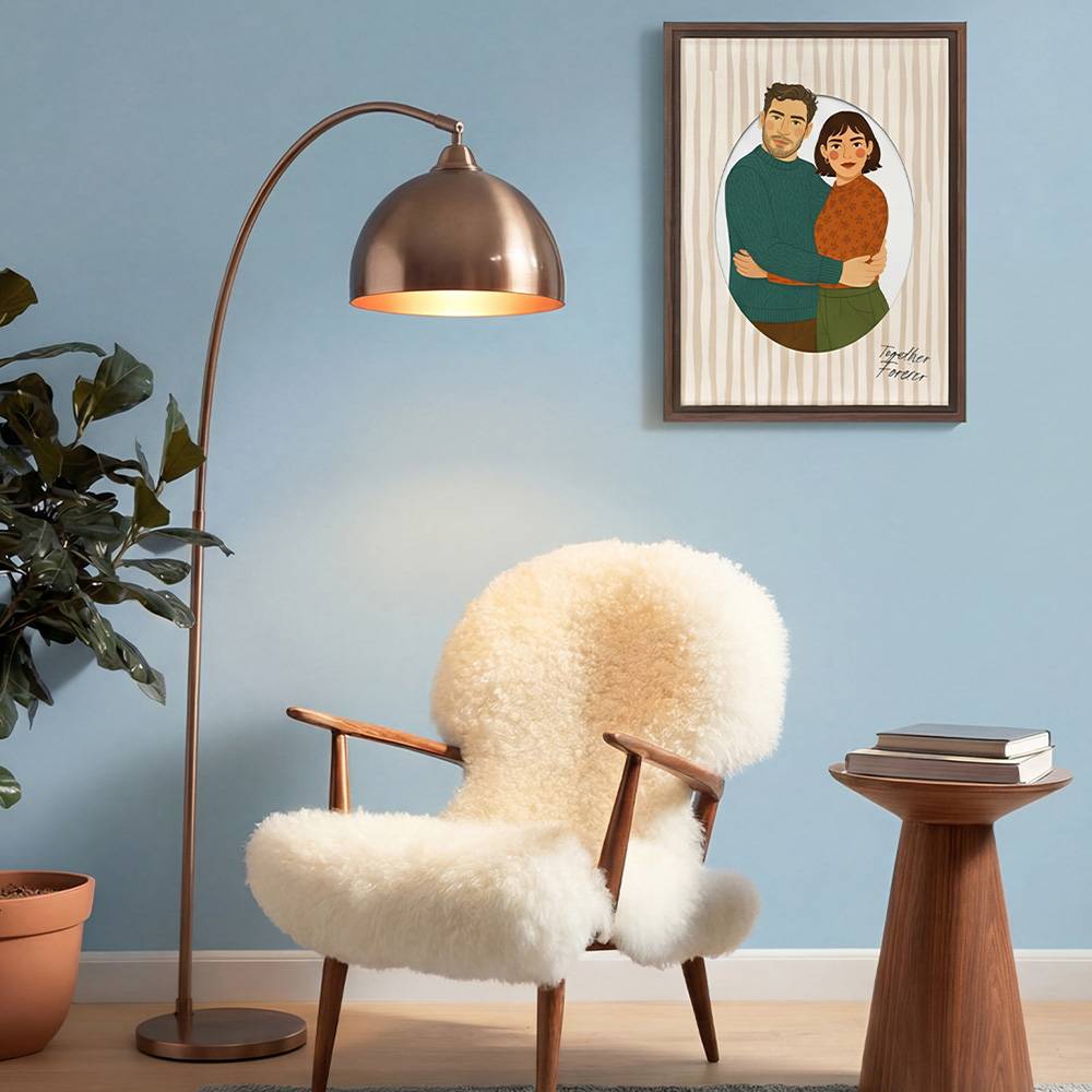 The Lovers - Custom Couple Portrait Canvas-9 The Lovers - Custom Couple Portrait Canvas-9 product photo