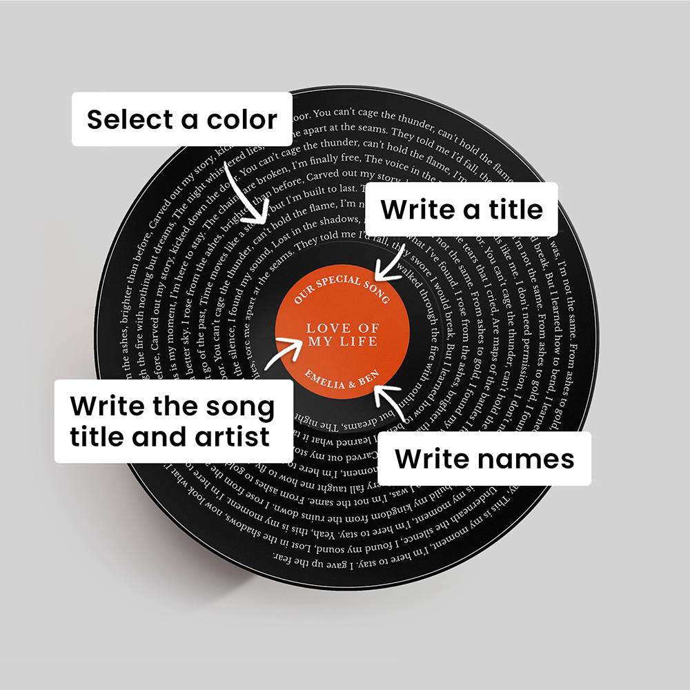 The Music Memory - 3D Custom Record-6 The Music Memory - 3D Custom Record-6 product photo