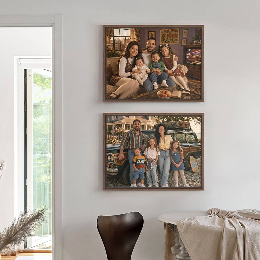 The Nostalgia Lounge – Custom Portrait Canvas-4 product photo