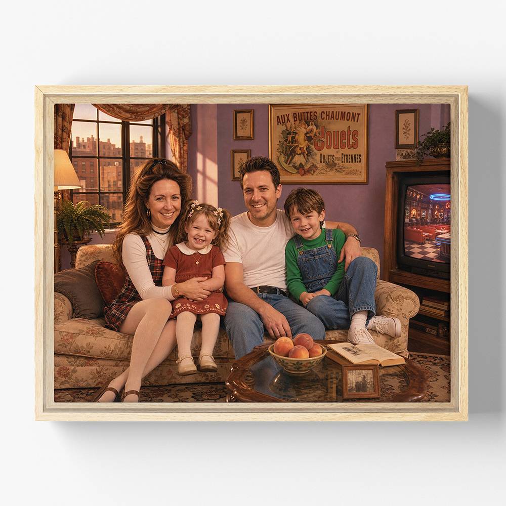The Nostalgia Lounge – Custom Portrait Canvas-6 product photo