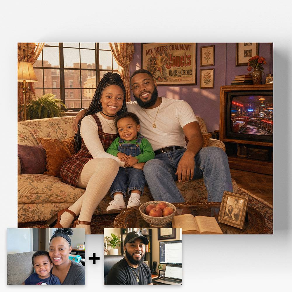 The Nostalgia Lounge – Custom Portrait Metal-1 product photo