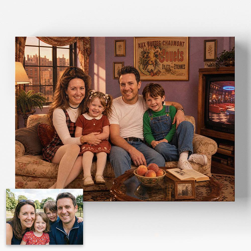 The Nostalgia Lounge – Custom Portrait Metal-6 product photo