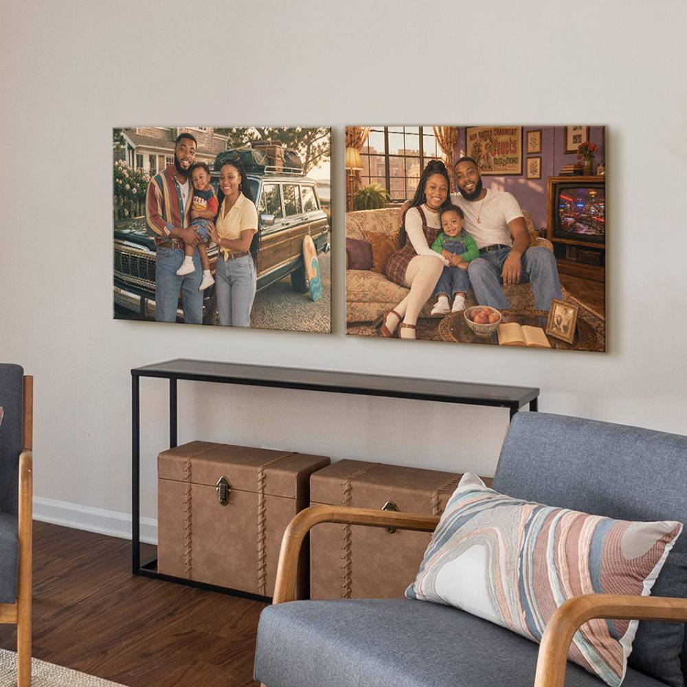 The Nostalgia Lounge – Custom Portrait Metal-2 product photo