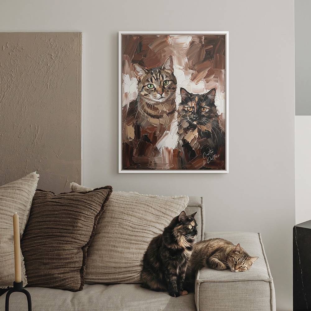 The Painted Pawtrait - Custom Oil Painting Canvas for Pets-6 The Painted Pawtrait - Custom Oil Painting Canvas for Pets-6 product photo