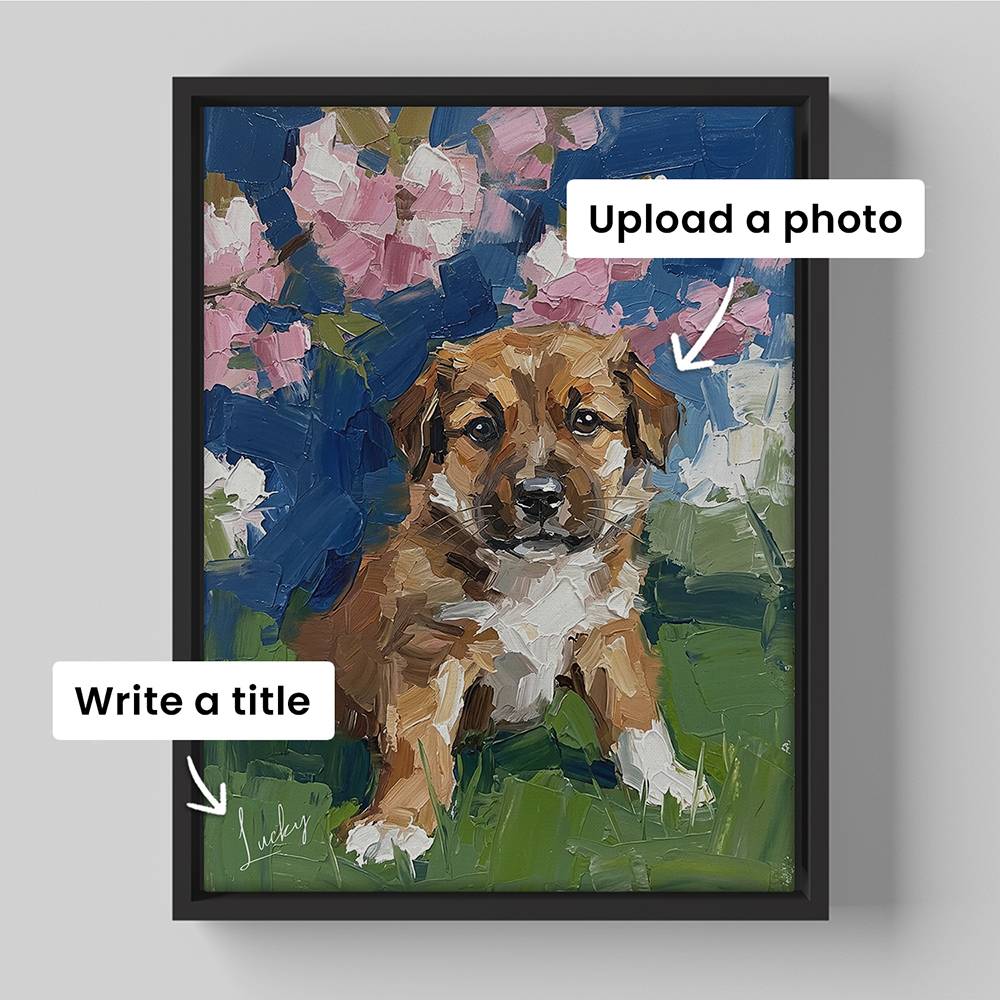 The Painted Pawtrait - Custom Oil Painting Canvas for Pets-4 The Painted Pawtrait - Custom Oil Painting Canvas for Pets-4 product photo