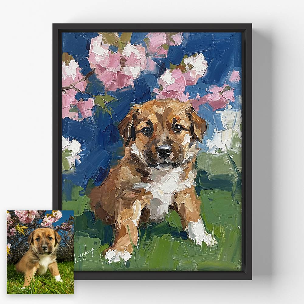 The Painted Pawtrait - Custom Oil Painting Canvas for Pets-3 The Painted Pawtrait - Custom Oil Painting Canvas for Pets-3 product photo