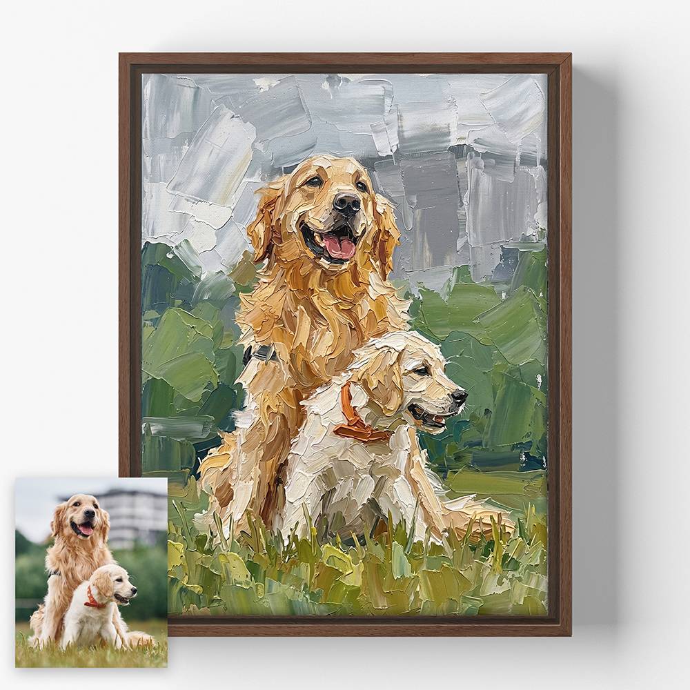 The Painted Pawtrait - Custom Oil Painting Canvas for Pets-1 The Painted Pawtrait - Custom Oil Painting Canvas for Pets-1 product photo