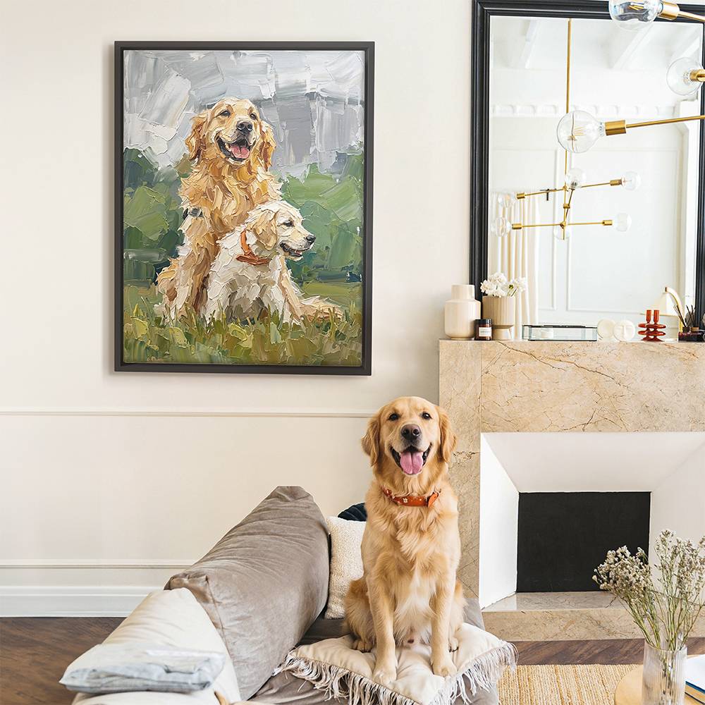 The Painted Pawtrait - Custom Oil Painting Canvas for Pets-2 The Painted Pawtrait - Custom Oil Painting Canvas for Pets-2 product photo
