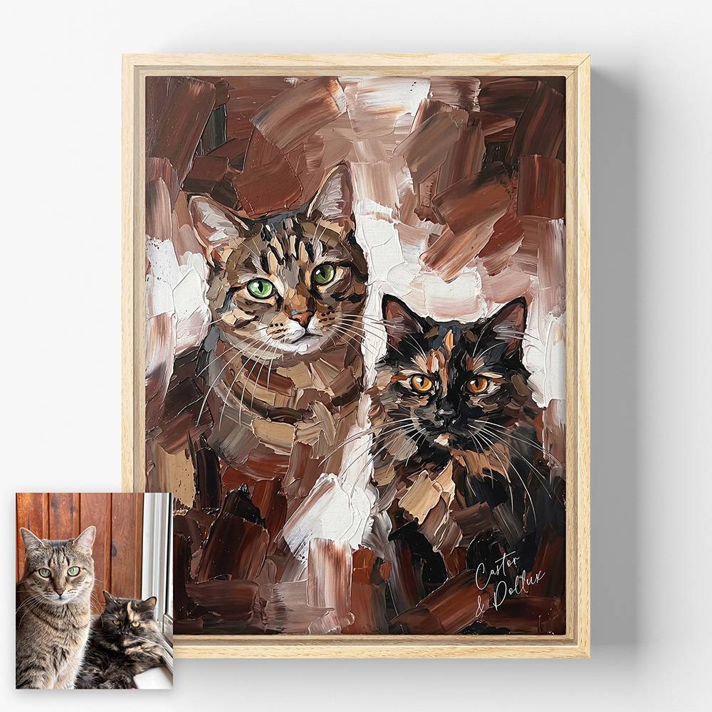 The Painted Pawtrait - Custom Oil Painting Canvas for Pets-5 The Painted Pawtrait - Custom Oil Painting Canvas for Pets-5 product photo