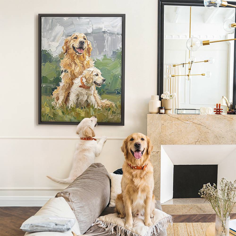 The Painted Pawtrait - Custom Oil Painting Canvas for Pets-7 The Painted Pawtrait - Custom Oil Painting Canvas for Pets-7 product photo