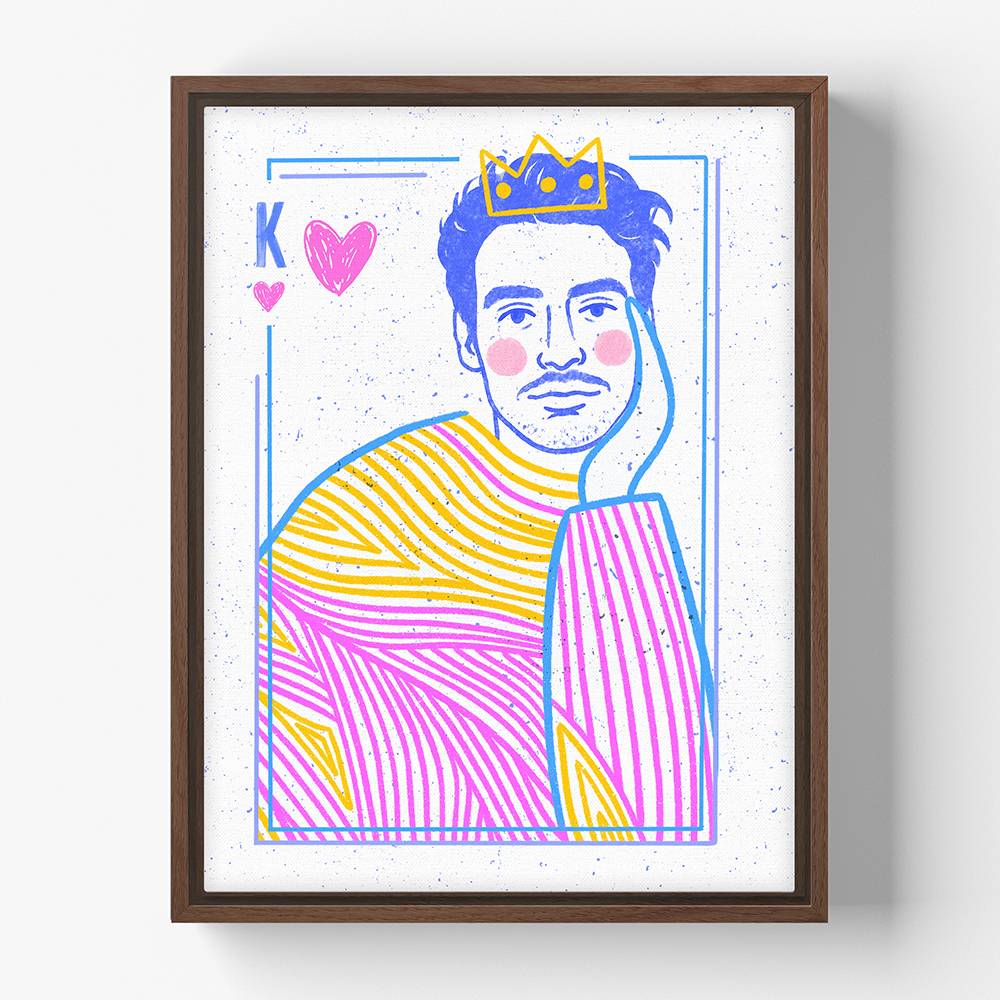 The Pair - Custom Line Art Canvas-2 product photo