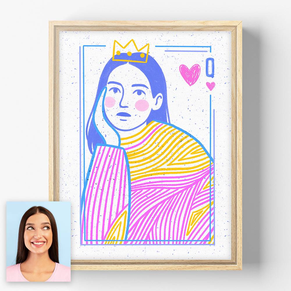 The Pair - Custom Line Art Canvas-7 product photo
