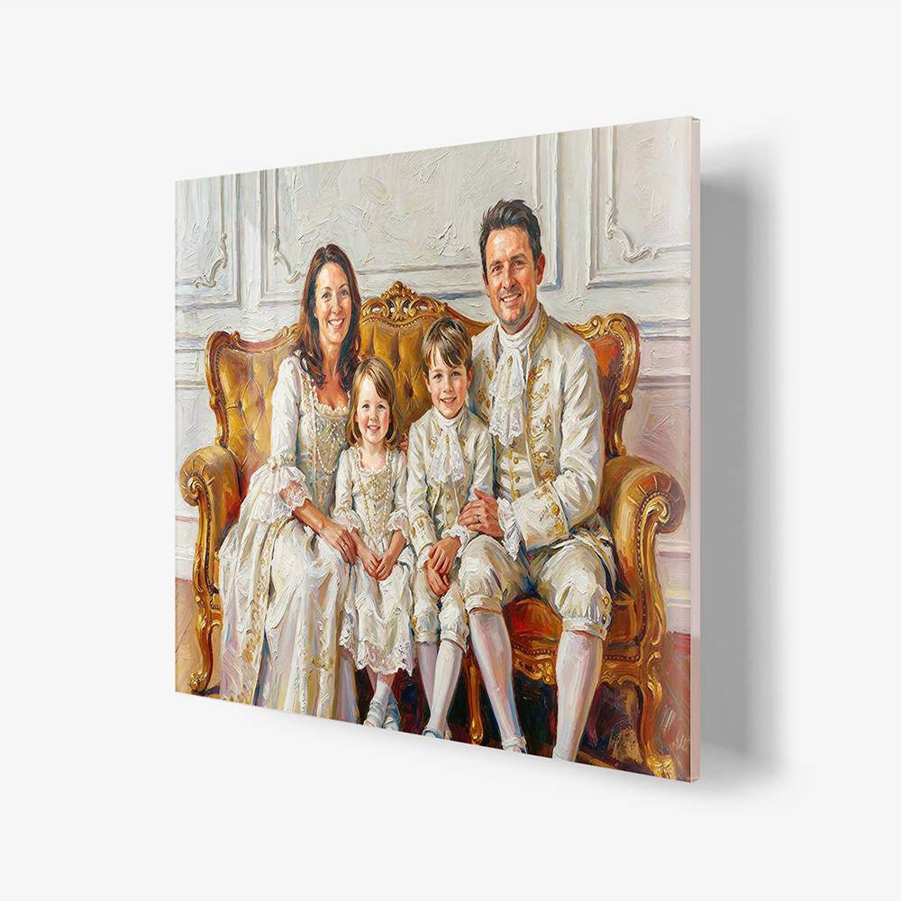 The Royals - Custom Family Portrait Acrylic-4 The Royals - Custom Family Portrait Acrylic-4 product photo