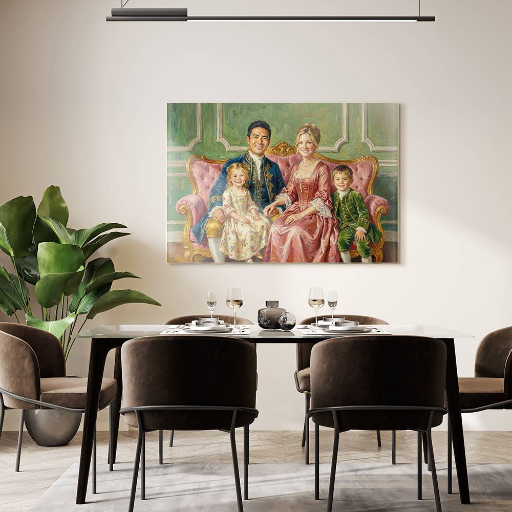 The Royals - Custom Family Portrait Acrylic-1 The Royals - Custom Family Portrait Acrylic-1 product photo