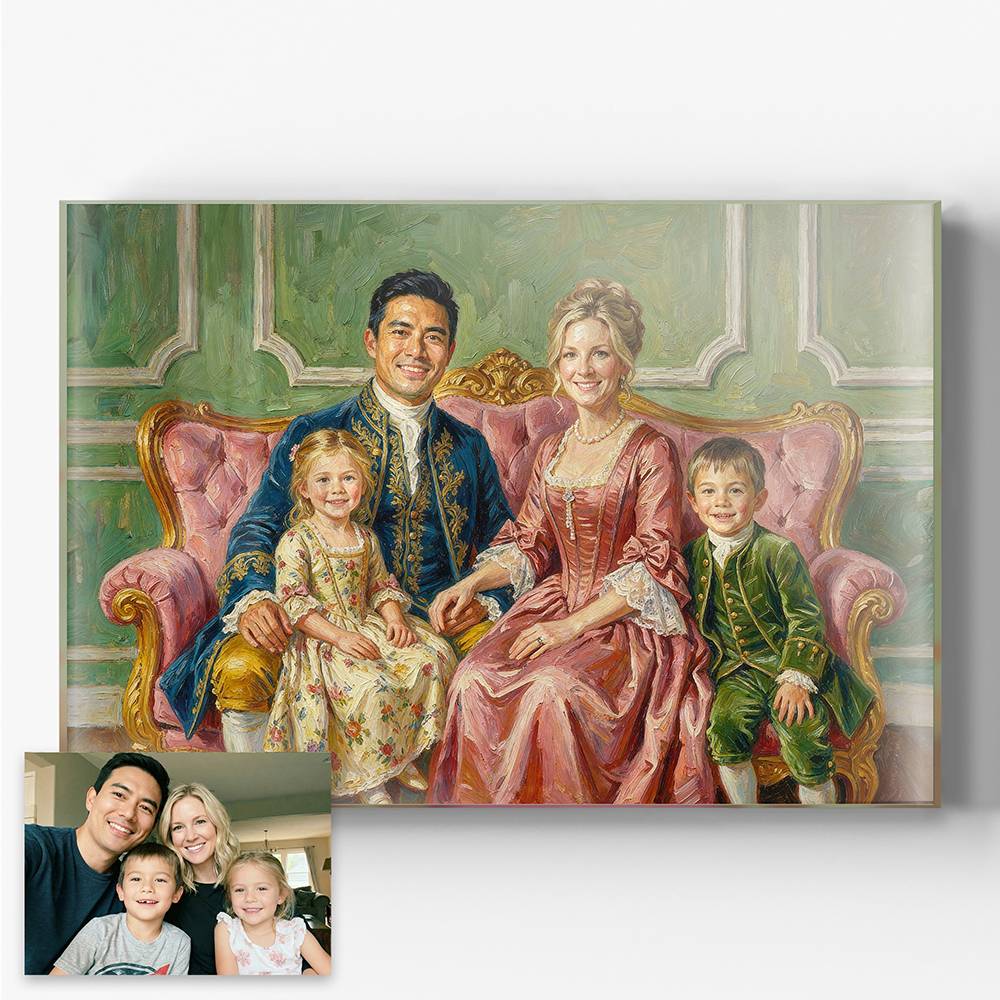 The Royals - Custom Family Portrait Acrylic-2 The Royals - Custom Family Portrait Acrylic-2 product photo
