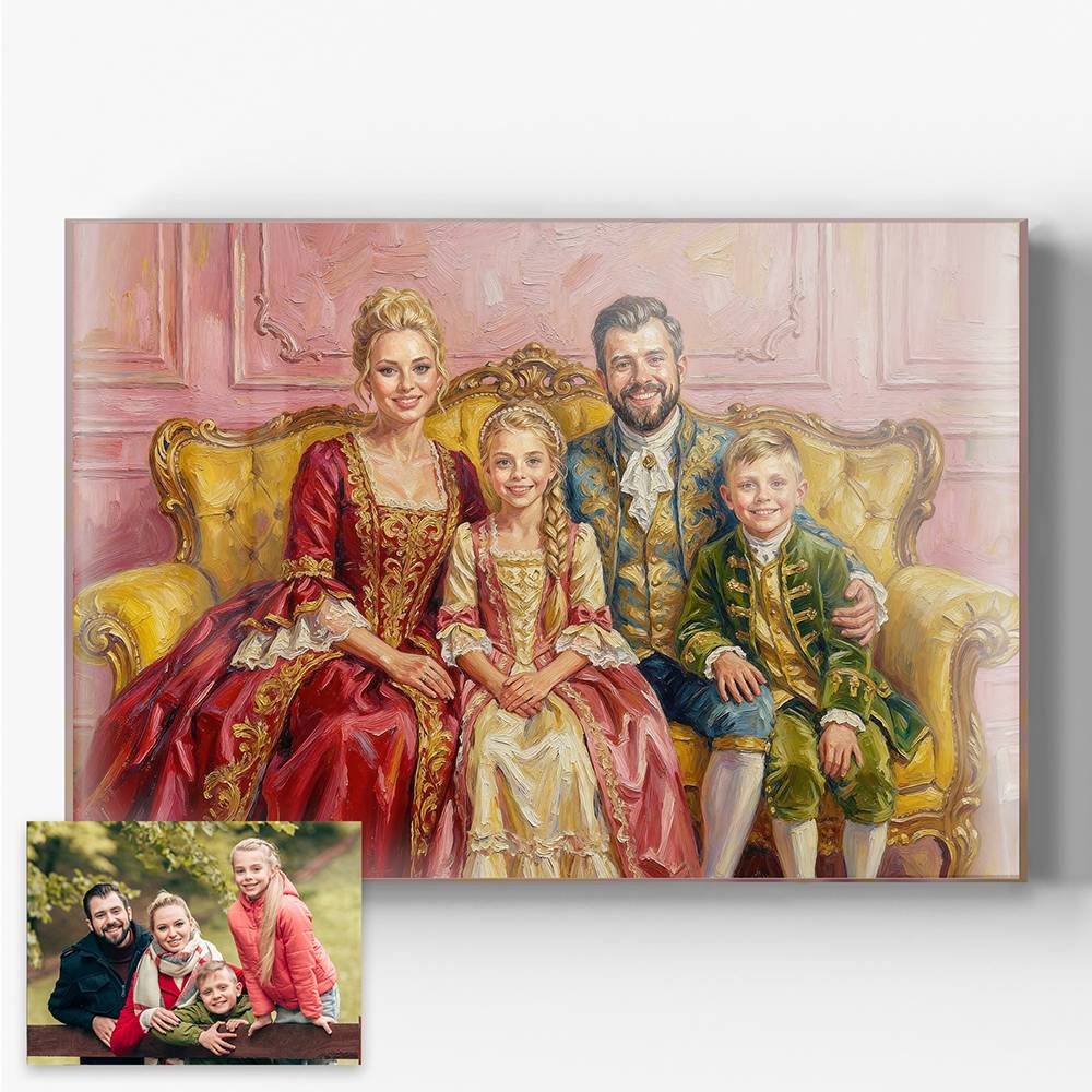 The Royals - Custom Family Portrait Acrylic-8 The Royals - Custom Family Portrait Acrylic-8 product photo
