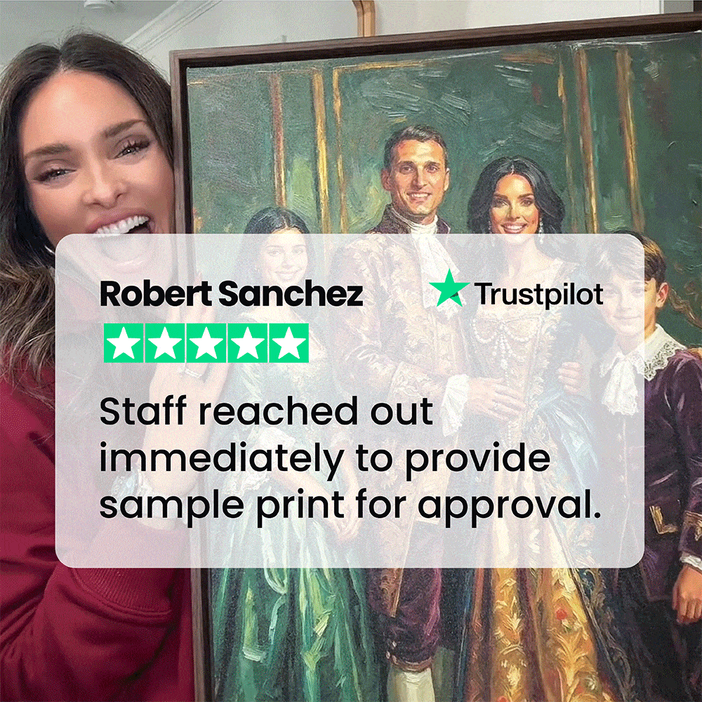 The Royals - Custom Family Portrait Canvas-2 The Royals - Custom Family Portrait Canvas-2 product photo