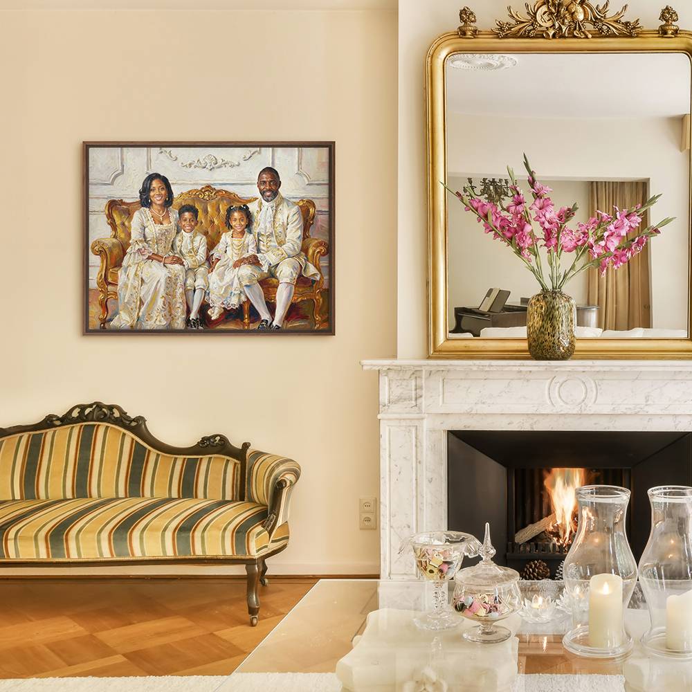 The Royals - Custom Family Portrait Canvas-3 The Royals - Custom Family Portrait Canvas-3 product photo