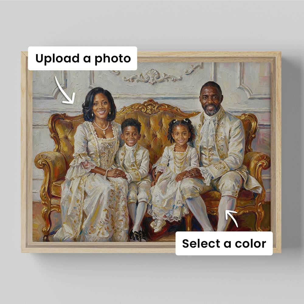 The Royals - Custom Family Portrait Canvas-7 The Royals - Custom Family Portrait Canvas-7 product photo
