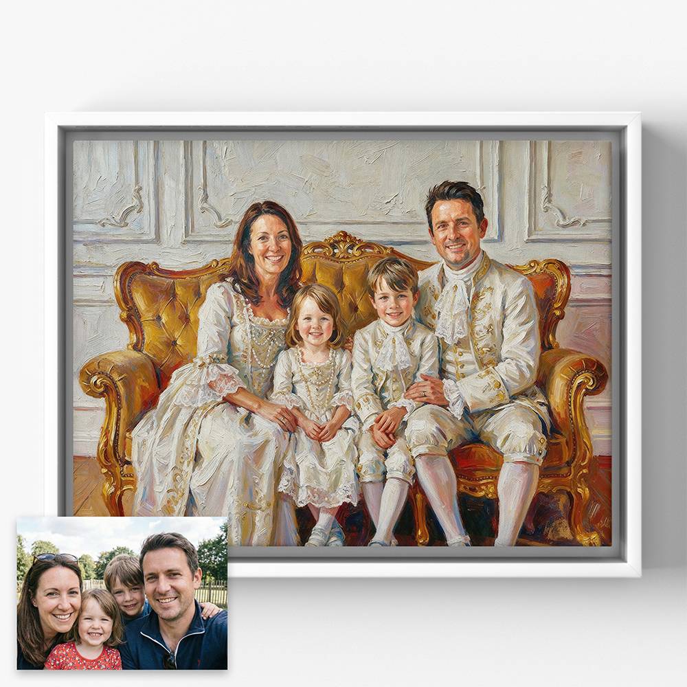 The Royals - Custom Family Portrait Canvas-4 The Royals - Custom Family Portrait Canvas-4 product photo