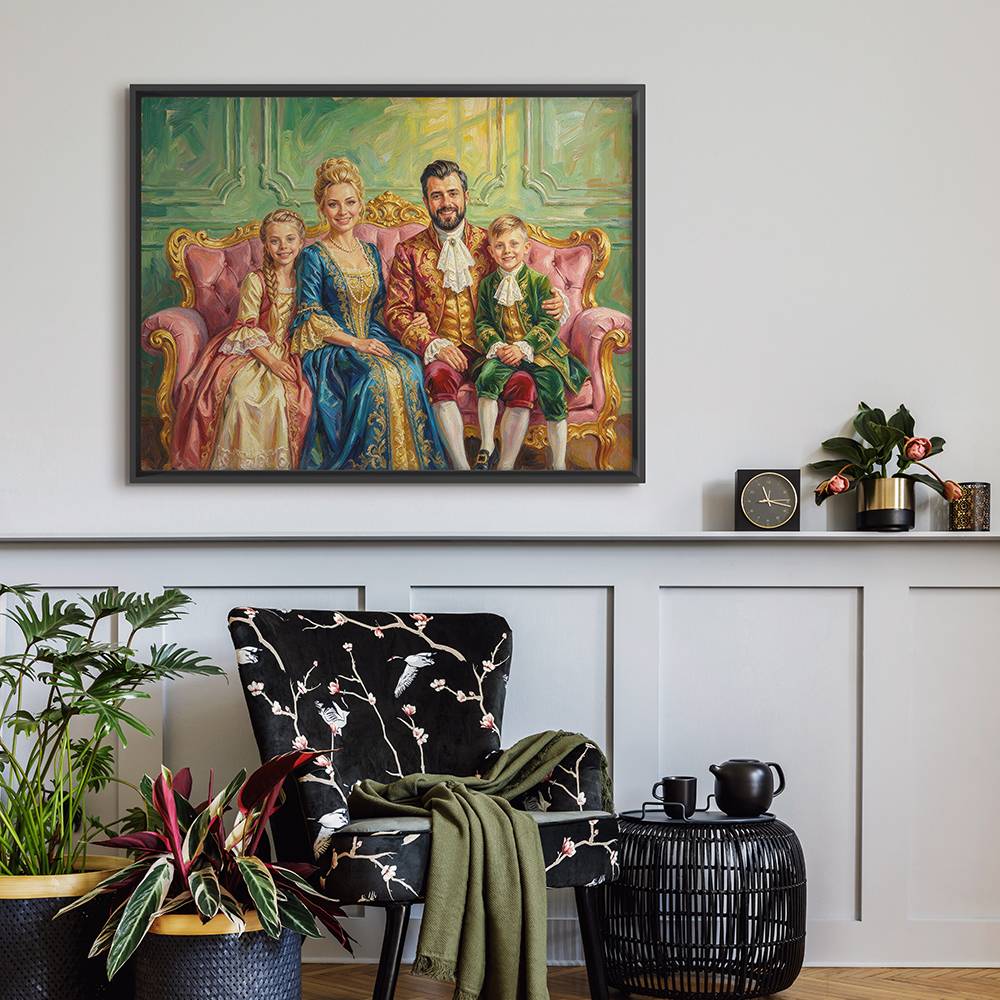 The Royals - Custom Family Portrait Canvas-6 The Royals - Custom Family Portrait Canvas-6 product photo