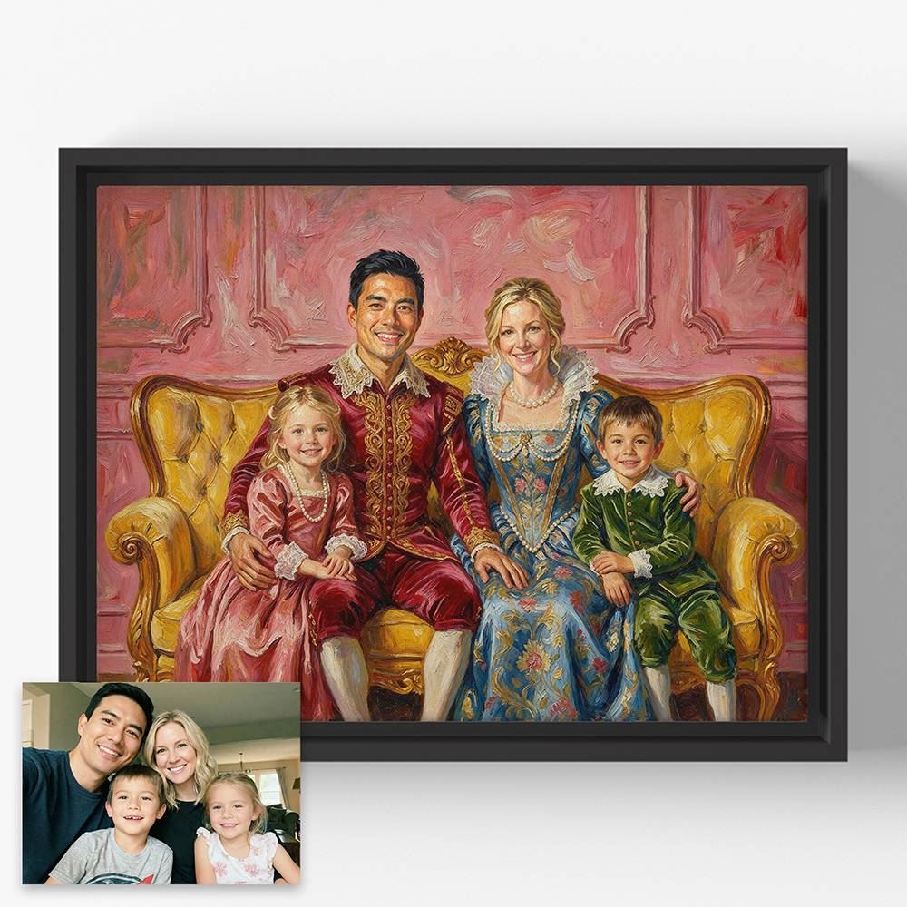 The Royals - Custom Family Portrait Canvas-1 The Royals - Custom Family Portrait Canvas-1 product photo