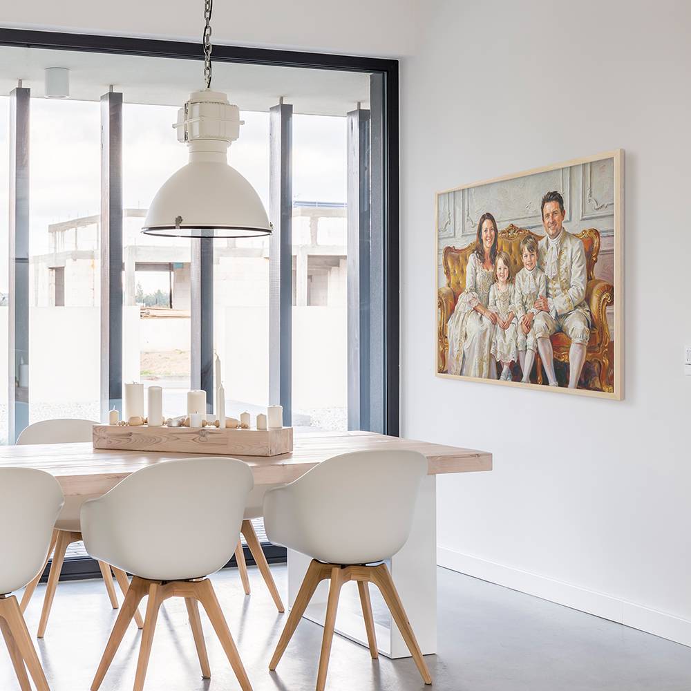 The Royals - Custom Family Portrait Print-4 product photo