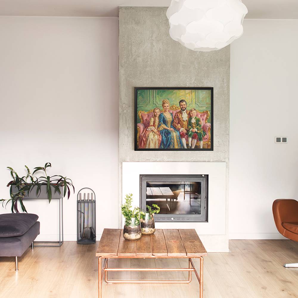 The Royals - Custom Family Portrait Print-7 product photo