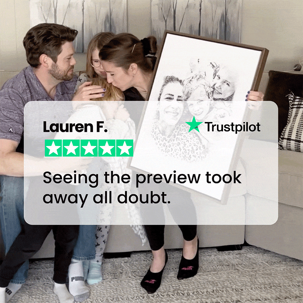 The Sketch Edit - Custom Family Portrait Canvas-2 The Sketch Edit - Custom Family Portrait Canvas-2 product photo