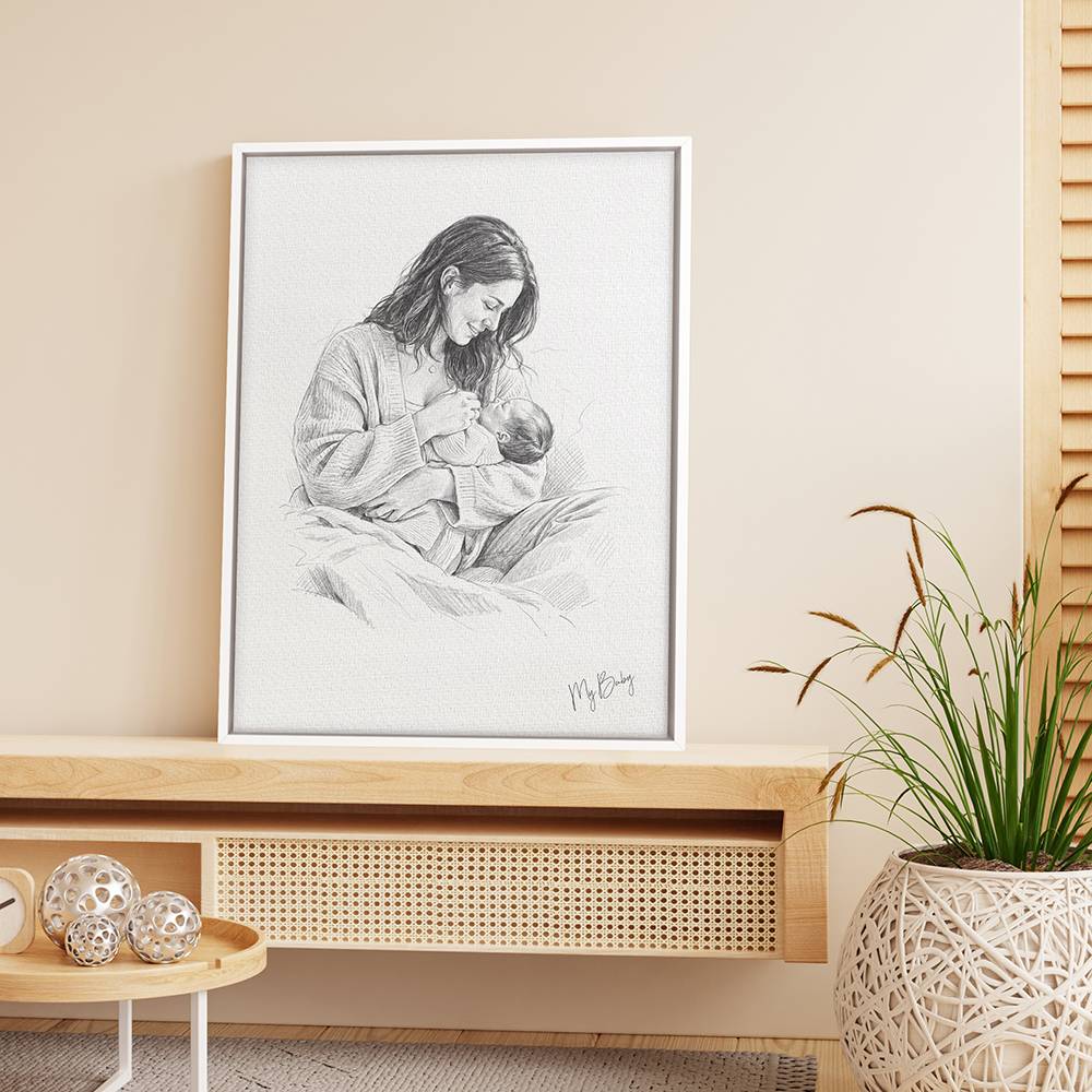 The Sketch Edit - Custom Family Portrait Canvas-3 product photo