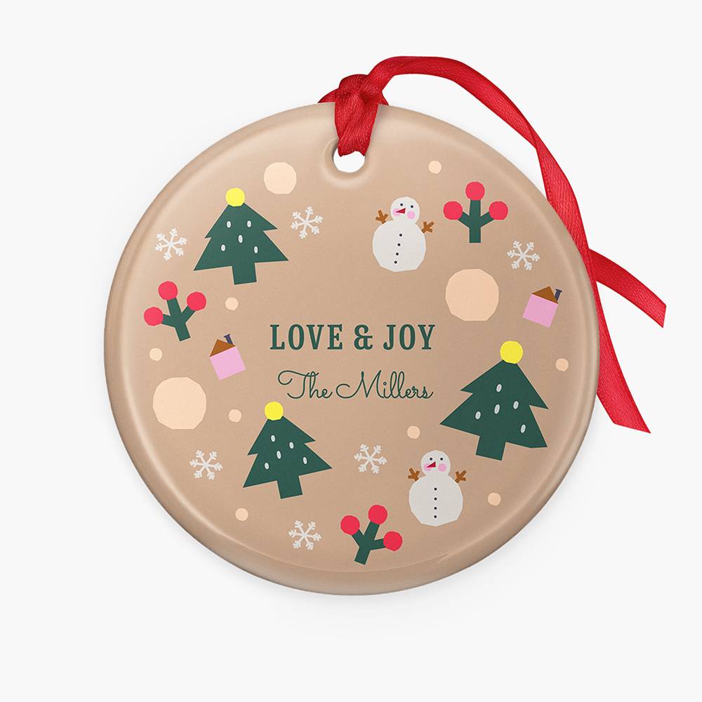 Name & Greeting Ornament
