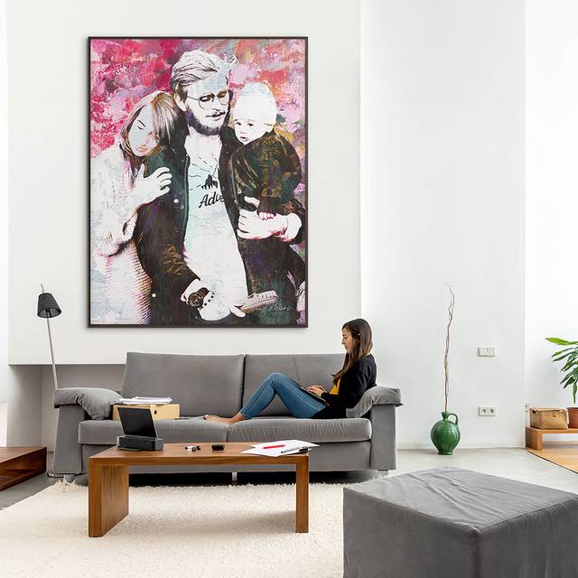 Picture of Timeless Palette - Extra Large Canvas Edition | Lime & Lou