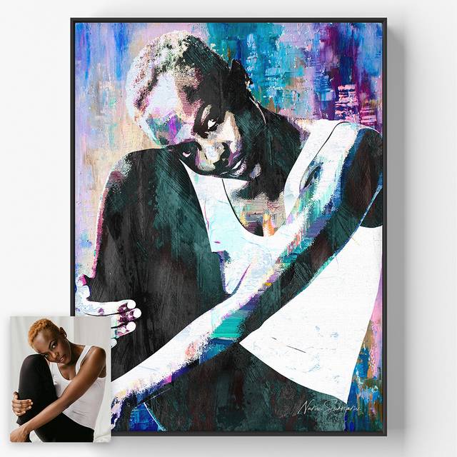 Image showcasing Timeless Palette - Extra Large Canvas Edition | Lime & Lou
