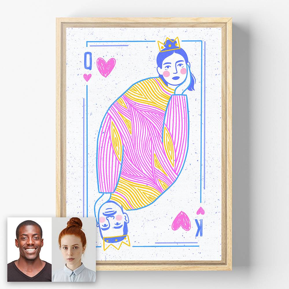 Two of Heart - Custom Line Art Canvas-7 Two of Heart - Custom Line Art Canvas-7 product photo