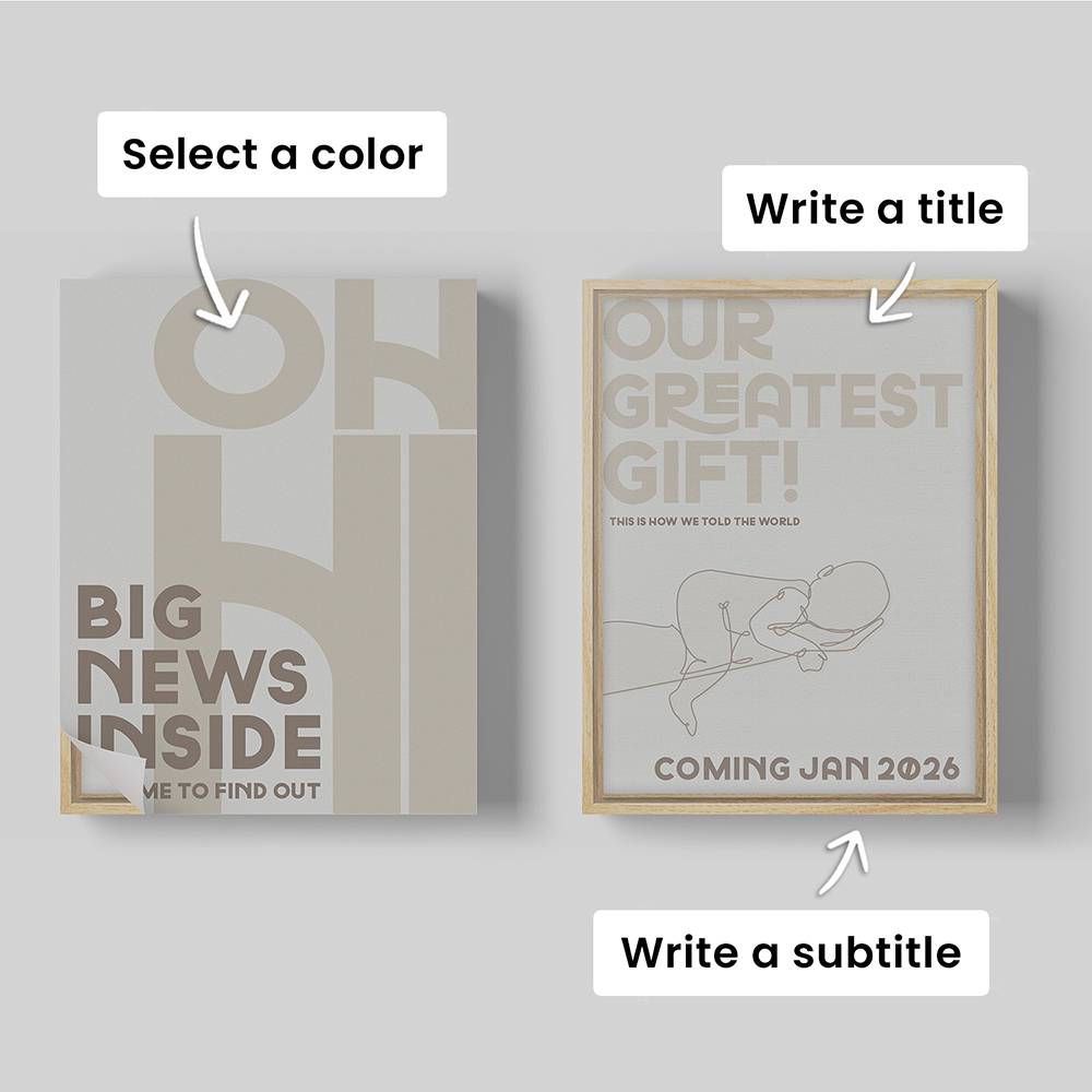 Unveil me - Custom Peel To Reveal Canvas-9 product photo