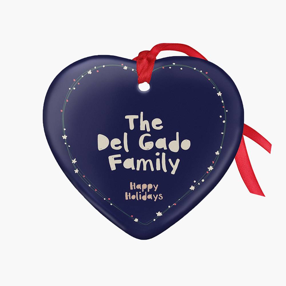 Warm Wishes – Custom Family Christmas Ornament-4 product photo