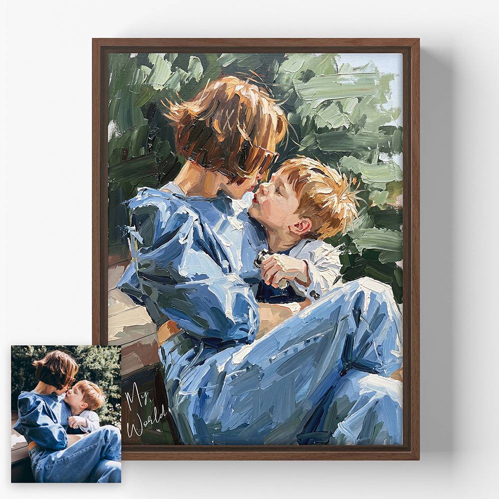 Where Love Begins – Custom Oil Painting Canvas-1 Where Love Begins – Custom Oil Painting Canvas-1 product photo