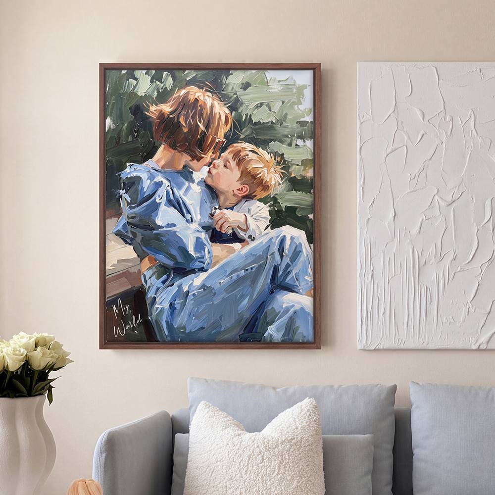 Where Love Begins – Custom Oil Painting Canvas-2 Where Love Begins – Custom Oil Painting Canvas-2 product photo