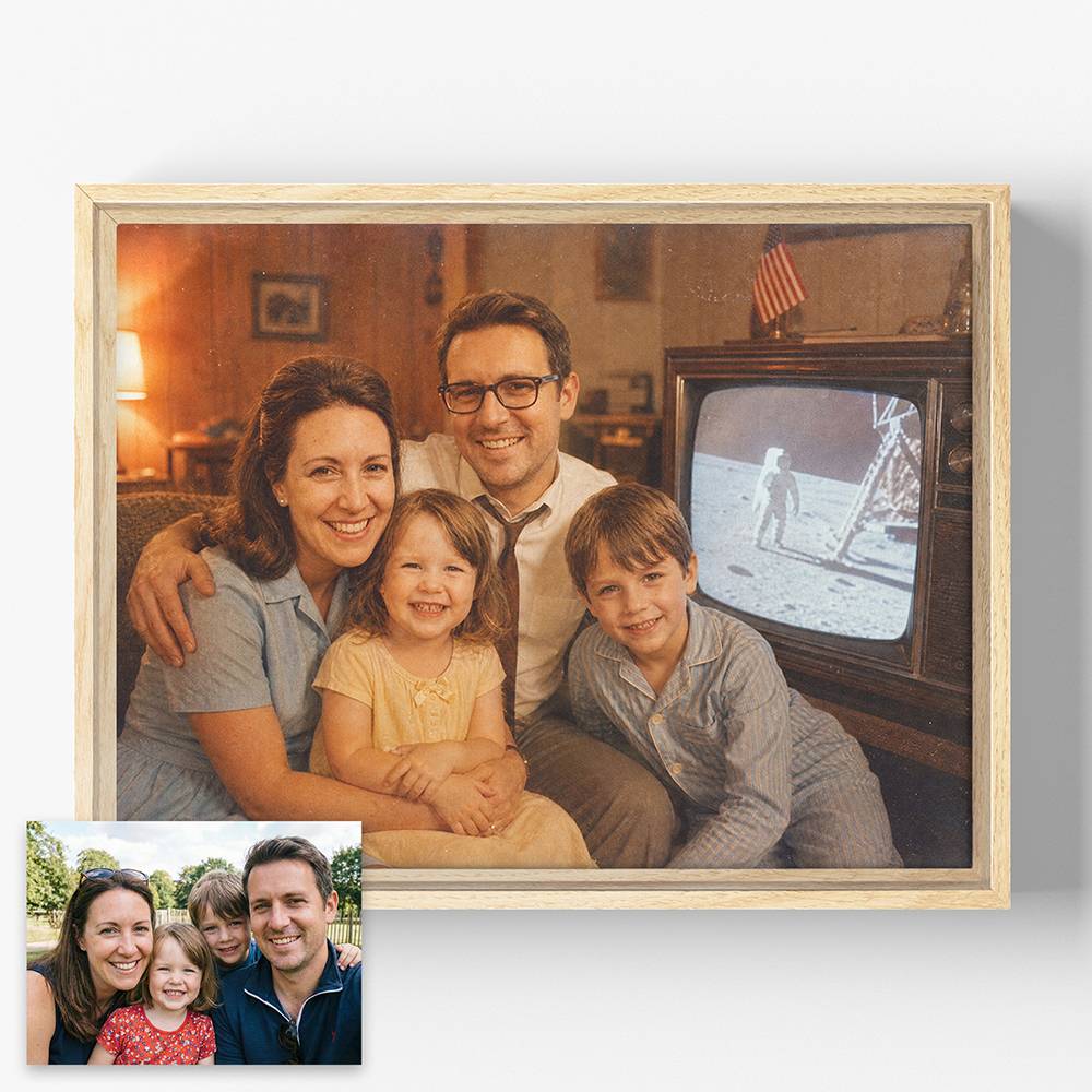 Back in Time - Custom Portrait Canvas-1 Back in Time - Custom Portrait Canvas-1 product photo