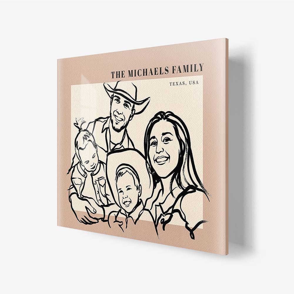 Where We Belong - Custom Portrait Acrylic-7 product photo